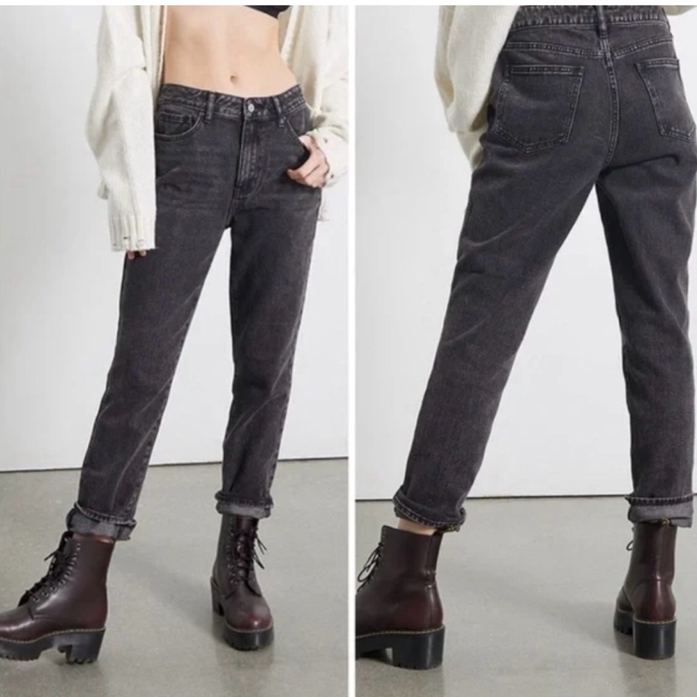 Pacsun Mom Jean High Rise Relaxed Fit Grey Size 22